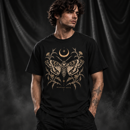 Midnight Moth Tee — After Dark