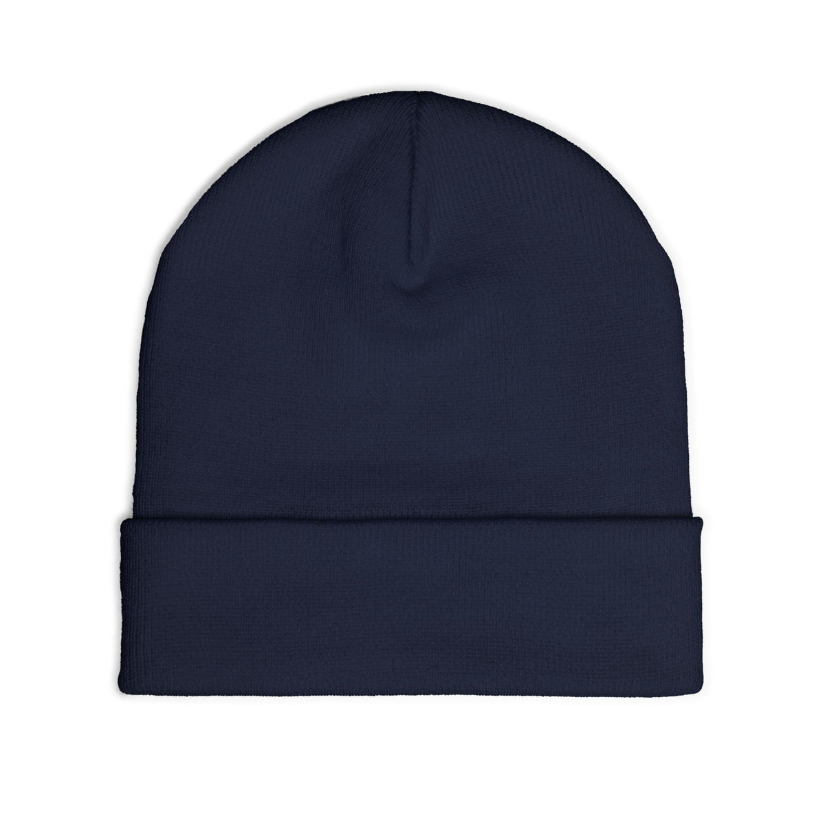 Black Cat with Crescent Moon Knit Beanie | Embroidered Halloween Night